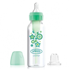  Dr.Brown's - Преходно шише Options+ Narrow зелено 250ml